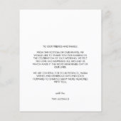 Budget Moderne Volledige Foto Weddenschap Bedankt Flyer (Achterkant)