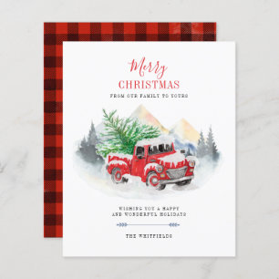 Budget Moderne Vroege Kerst Red Truck Buffalo