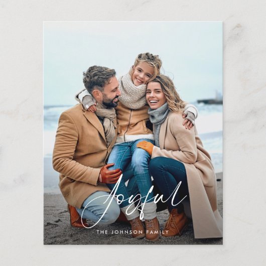 Budget Moderne Vrolijke Feestdagen Flyer (Voorkant)