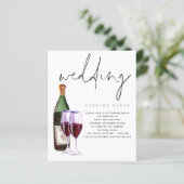 Budget Moderne Wine Wedding Evening Party (Staand voorkant)