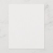 Budget Moderne Zakelijke Script Trouwkaart Uitnodi (Achterkant)
