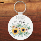 BUDGET Moeder Bruid Bruidegom Aangepaste Cadeaus Z Sleutelhanger (Voorkant)