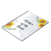 BUDGET Moeder Bruid Bruidegom Trouwcadeaus Zonnebl Notitieboek (Linkerzijde)