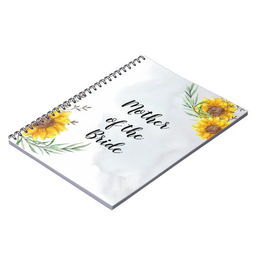 BUDGET Moeder Bruid Bruidegom Trouwcadeaus Zonnebl Notitieboek (Linkerzijde)