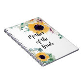 BUDGET Moeder Bruid Bruidegom Trouwcadeaus Zonnebl Notitieboek (Rechterzijde)