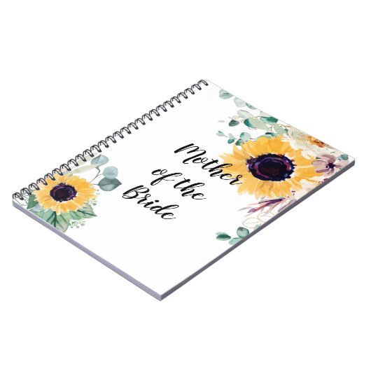 BUDGET Moeder Bruid Bruidegom Trouwcadeaus Zonnebl Notitieboek (Linkerzijde)