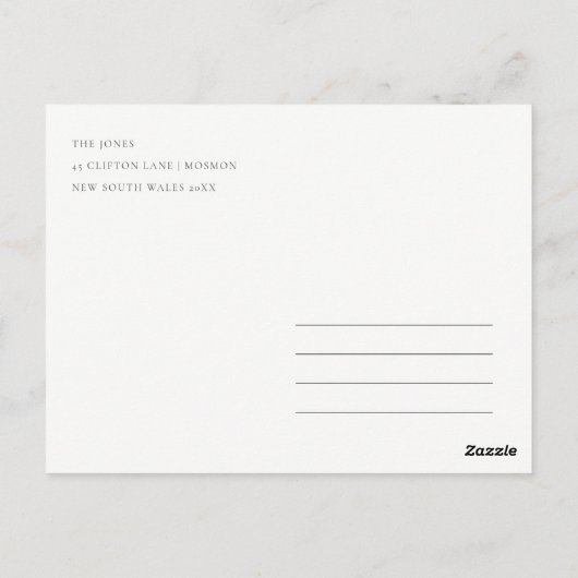 Budget Moeder Hert Jong Bloemenkroon Baby Shower Briefkaart (Achterkant)