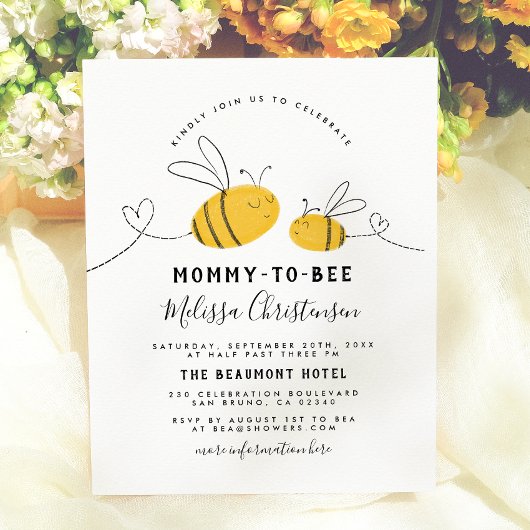 Budget Moedertje To Bee Baby Shower