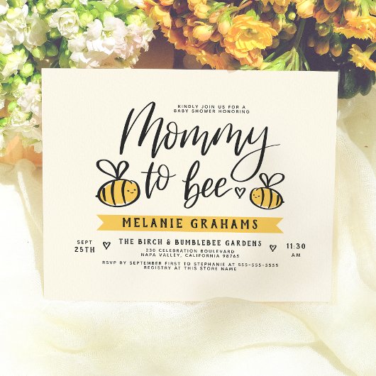 Budget Moedertje To Bee & Honingraat Baby Shower