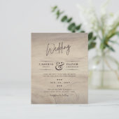 Budget Monochroom Kleurtypografie Alleen (Staand voorkant)