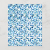 BUDGET Monogram Citroen Blauw Mediterraan Bruiloft (Achterkant)