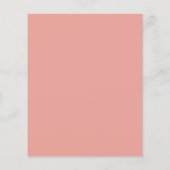 Budget Monogram Crest Blush Weddenschap (Achterkant)