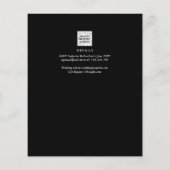 BUDGET Monogram Formele bruiloft zwart in 1 (Achterkant)