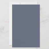 Budget Monogram Geel Geel Gray Floral Wedding Invi (Achterkant)