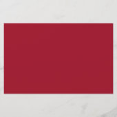 Budget Monogram grote kerstkaart (Achterkant)