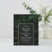 Budget Moody Tropical Monstera Wedding (Staand voorkant)