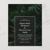 Budget Moody Tropical Monstera Wedding (Voorkant)