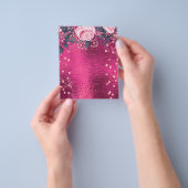 BUDGET Mooi meisjesachtig EVENT of ZAKELIJK Sjablo Flyer (Hand)