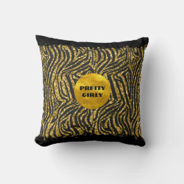 Budget Mooie Meisjesachtige Nep Gouden Glitter Fol Kussen