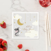 Budget Moon Star Cloud Baby shower Servet (Insitu)
