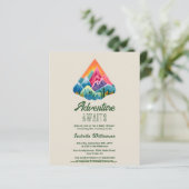 Budget Mountain Adventure wacht op Baby shower (Staand voorkant)