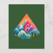 Budget Mountain Adventure wacht op Baby shower (Achterkant)