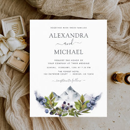 Budget Mountain Rustic Greenery Wedding