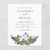 Budget Mountain Rustic Greenery Wedding (Voorkant)