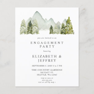Budget Mountains Pine Engagement Party