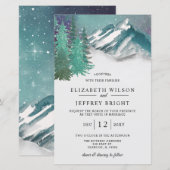 Budget Mountains Pine Winter Weddenschap (Voorkant / Achterkant)