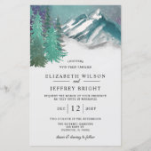 Budget Mountains Pine Winter Weddenschap (Voorkant)