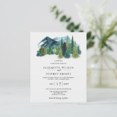 Budget Mountains Pine Winter Weddenschap (Staand voorkant)