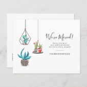 Budget Moving Address Aankondiging Boho Chic (Voorkant / Achterkant)