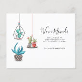 Budget Moving Address Aankondiging Boho Chic (Voorkant)