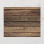 Budget Moving Announc Rustic Farmhouse Wood (Achterkant)