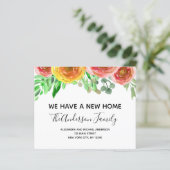 Budget Moving Announge Floral Blush Pink (Staand voorkant)