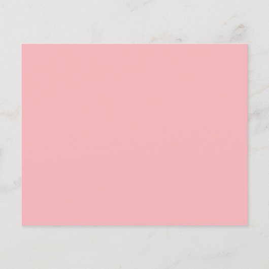 Budget Moving Announge Floral Blush Pink Flyer (Achterkant)