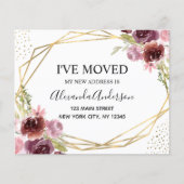 Budget Moving Announge Floral Geometric (Voorkant)