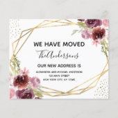 Budget Moving Announge Floral Geometric (Voorkant)