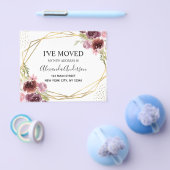 Budget Moving Announge Floral Geometric Flyer (Enkel)