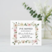Budget Moving Announge Stusty Pink Floral (Staand voorkant)