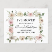Budget Moving Announge Stusty Pink Floral (Voorkant)