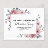 Budget Moving Announge Stusty Pink Floral (Voorkant)