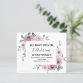 Budget Moving Announge Stusty Pink Floral (Staand voorkant)