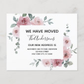 Budget Moving Announge Stusty Pink Floral (Voorkant)