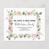 Budget Moving Announge Stusty Pink Floral (Voorkant)