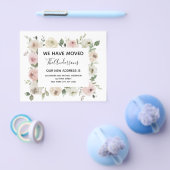 Budget Moving Announge Stusty Pink Floral Flyer (Enkel)