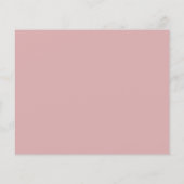 Budget Moving Announge Stusty Pink Floral Flyer (Achterkant)