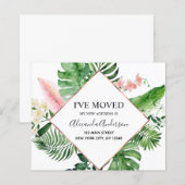 Budget Moving Announge Tropische Floral (Voorkant / Achterkant)