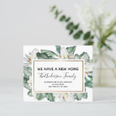 Budget Moving Announge Tropische Floral (Staand voorkant)